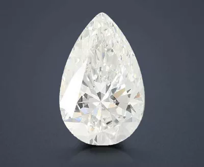 5.09ct F VVS2 Rare Carat Ideal Cut Pear Lab Grown Diamond