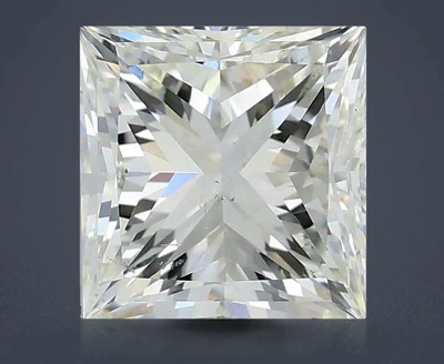 1.50ct J SI1 Rare Carat Ideal Cut Princess Diamond