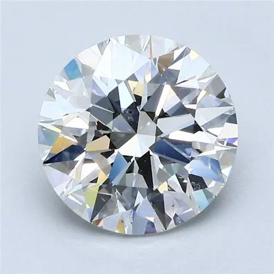 3.01ct G SI1 Rare Carat Ideal Cut Round Diamond