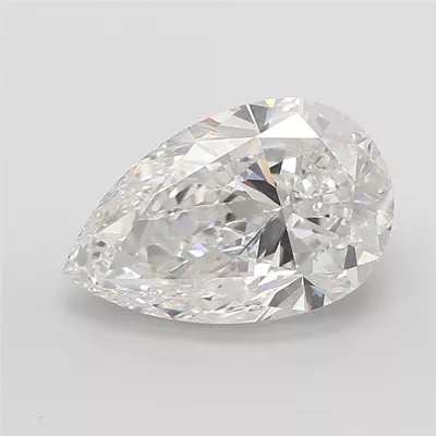 20.02ct F VS1 Very Good Cut Pear Lab Grown Diamond