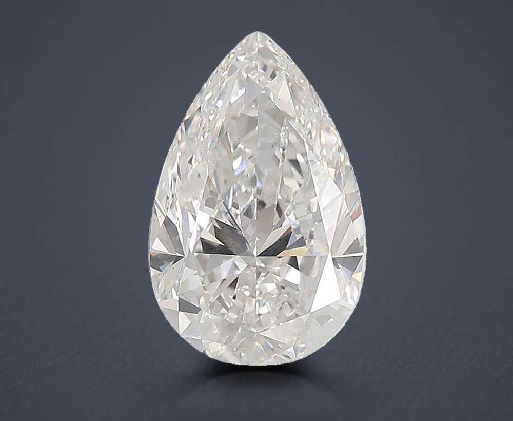 20.02ct F VS1 Very Good Cut Pear Lab Grown Diamond