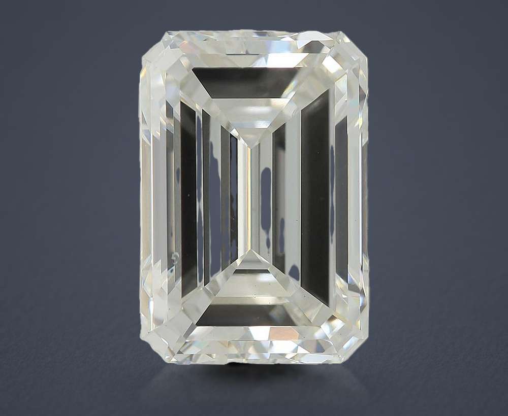 7.21ct F VS1 Rare Carat Ideal Cut Emerald Lab Grown Diamond