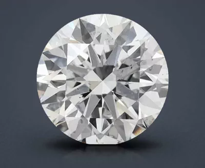 2.51ct F SI1 Rare Carat Ideal Cut Round Lab Grown Diamond