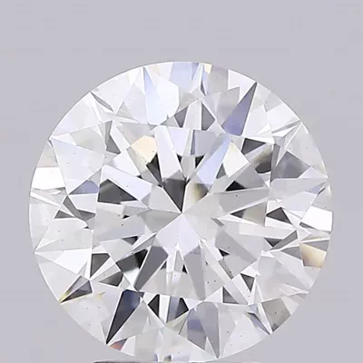4.05ct E SI1 Excellent Cut Round Lab Grown Diamond