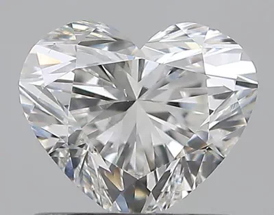 0.76ct G VS2 Rare Carat Ideal Cut Heart Diamond