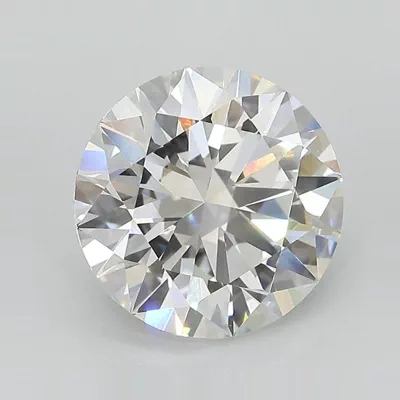 3.67ct F VVS2 Excellent Cut Round Lab Grown Diamond