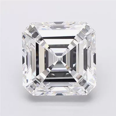 2.90ct D VS1 Excellent Cut Asscher Lab Grown Diamond