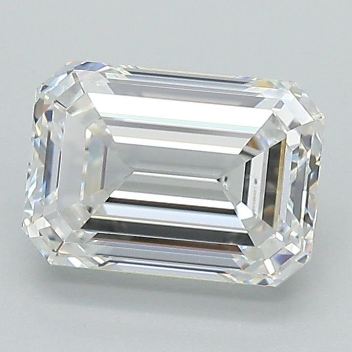 2.02ct E VS1 Rare Carat Ideal Cut Emerald Lab Grown Diamond