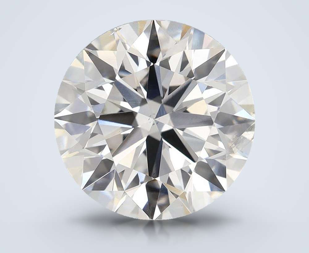 6.52ct G SI1 Rare Carat Ideal Cut Round Lab Grown Diamond