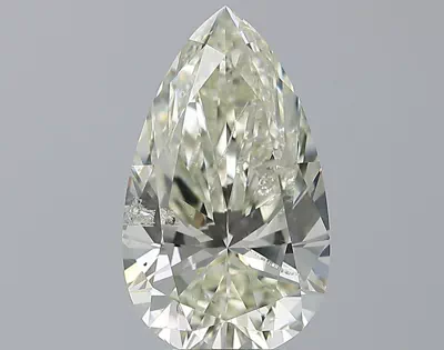 4.01ct J SI2 Rare Carat Ideal Cut Pear Diamond