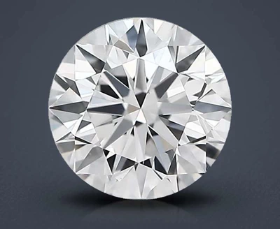 2.51ct D VS2 Rare Carat Ideal Cut Round Diamond