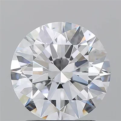 2.05ct D VS2 Rare Carat Ideal Cut Round Diamond