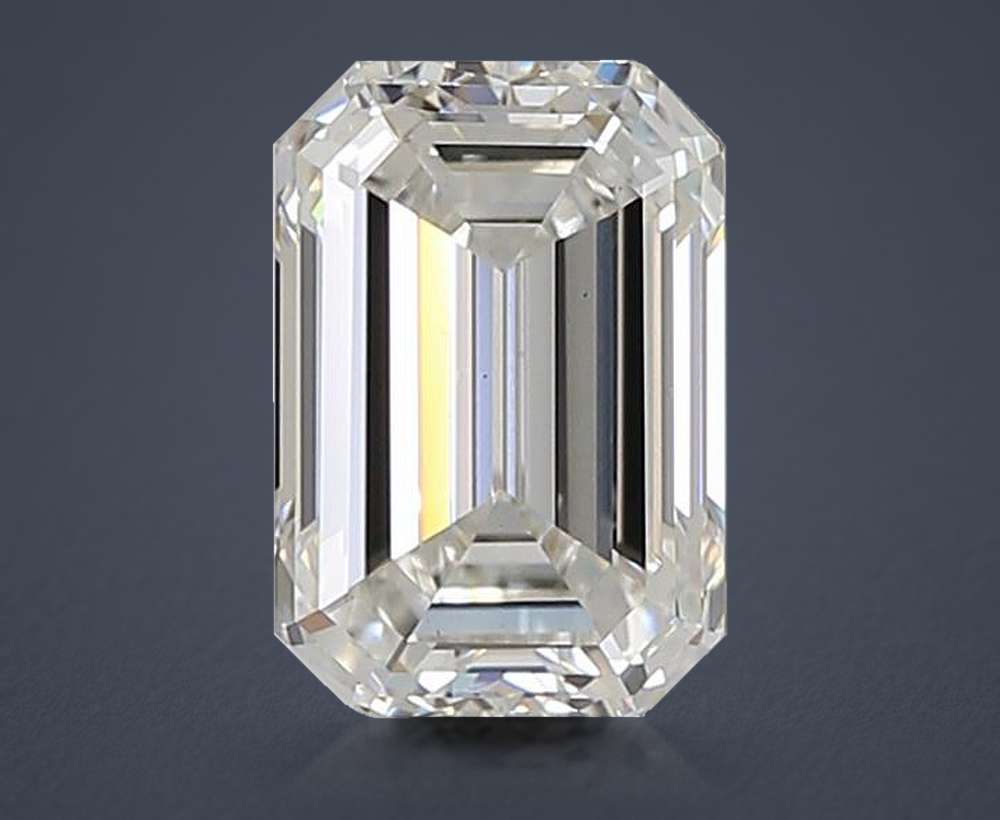 1.96ct F VS1 Rare Carat Ideal Cut Emerald Lab Grown Diamond