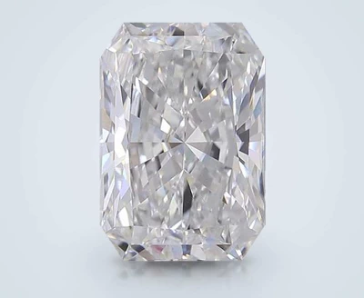 5.54ct E VVS2 Rare Carat Ideal Cut Radiant Lab Grown Diamond