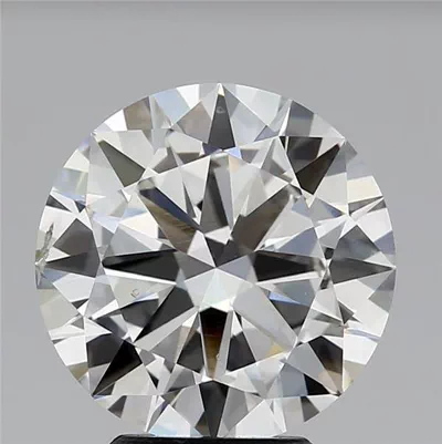 4.00ct F SI1 Very Good Cut Round Lab Grown Diamond