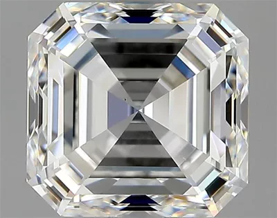2.51ct F VS1 Rare Carat Ideal Cut Asscher Diamond