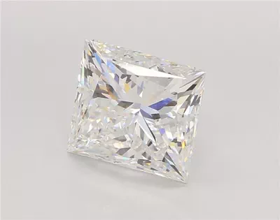 5.02ct E VS1 Rare Carat Ideal Cut Princess Lab Grown Diamond