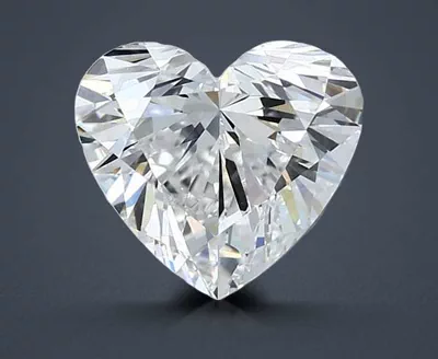 2.71ct F VVS2 Excellent Cut Heart Lab Grown Diamond