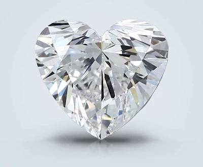 2.71ct F VVS2 Excellent Cut Heart Lab Grown Diamond