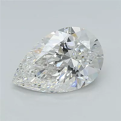 1.76ct F VS2 Rare Carat Ideal Cut Pear Lab Grown Diamond