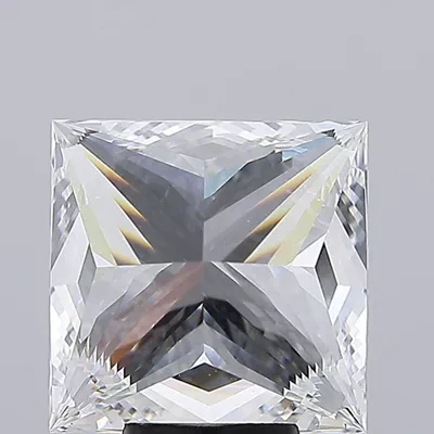 7.52ct E VVS2 Very Good Cut Princess Lab Grown Diamond
