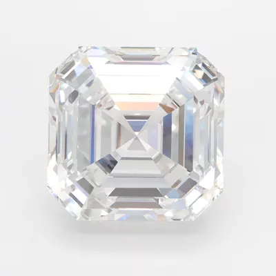 6.07ct E VVS1 Rare Carat Ideal Cut Asscher Lab Grown Diamond