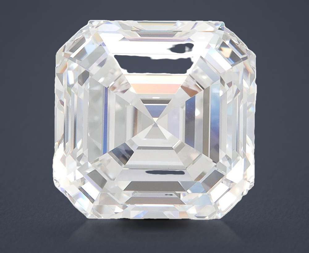 6.07ct E VVS1 Rare Carat Ideal Cut Asscher Lab Grown Diamond