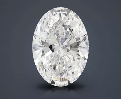 12.90ct F VVS2 Rare Carat Ideal Cut Oval Lab Grown Diamond