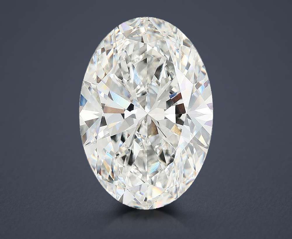 10.14ct F VVS2 Rare Carat Ideal Cut Oval Lab Grown Diamond