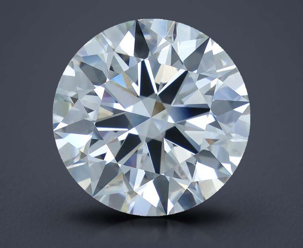 7.36ct I VVS1 Rare Carat Ideal Cut Round Diamond