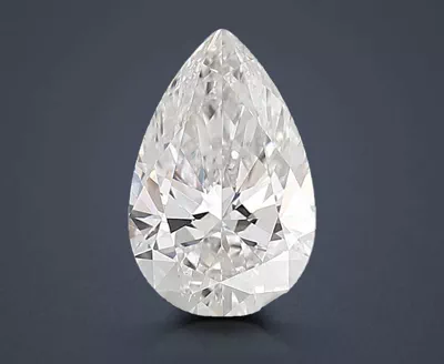 3.01ct E VS1 Rare Carat Ideal Cut Pear Lab Grown Diamond
