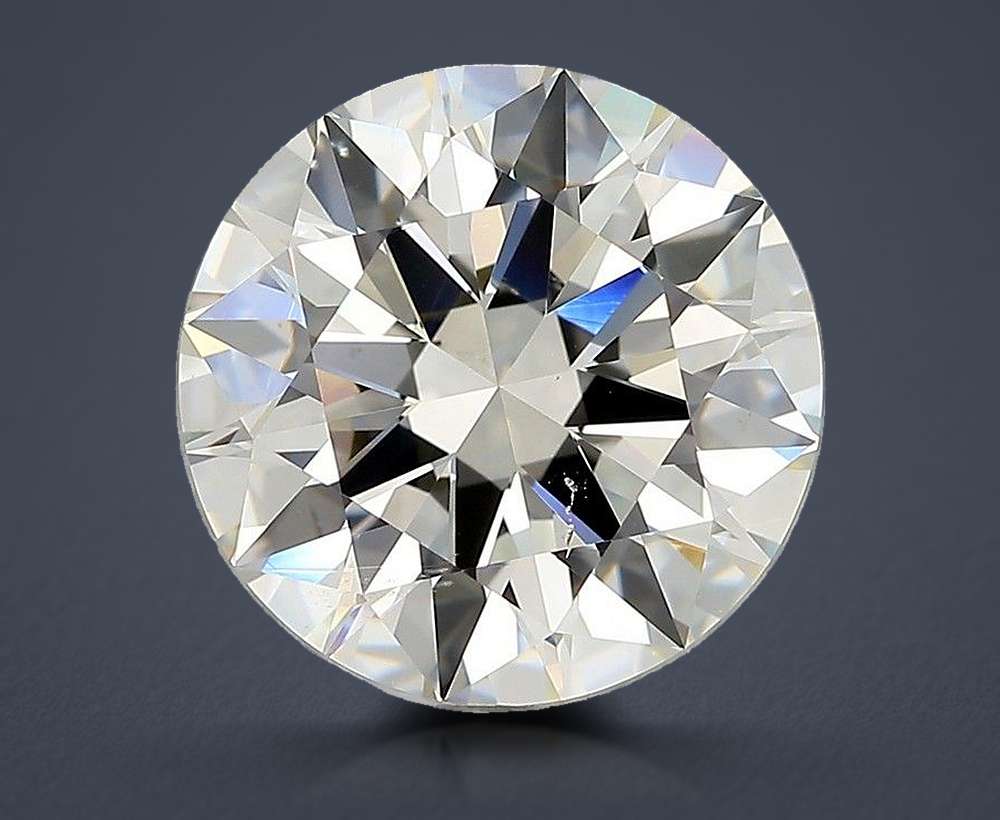 5.52ct J SI1 Rare Carat Ideal Cut Round Diamond