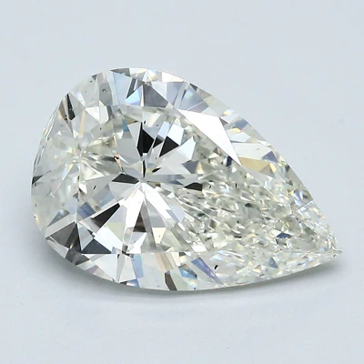 5.02ct K SI1 Good Cut Princess Diamond