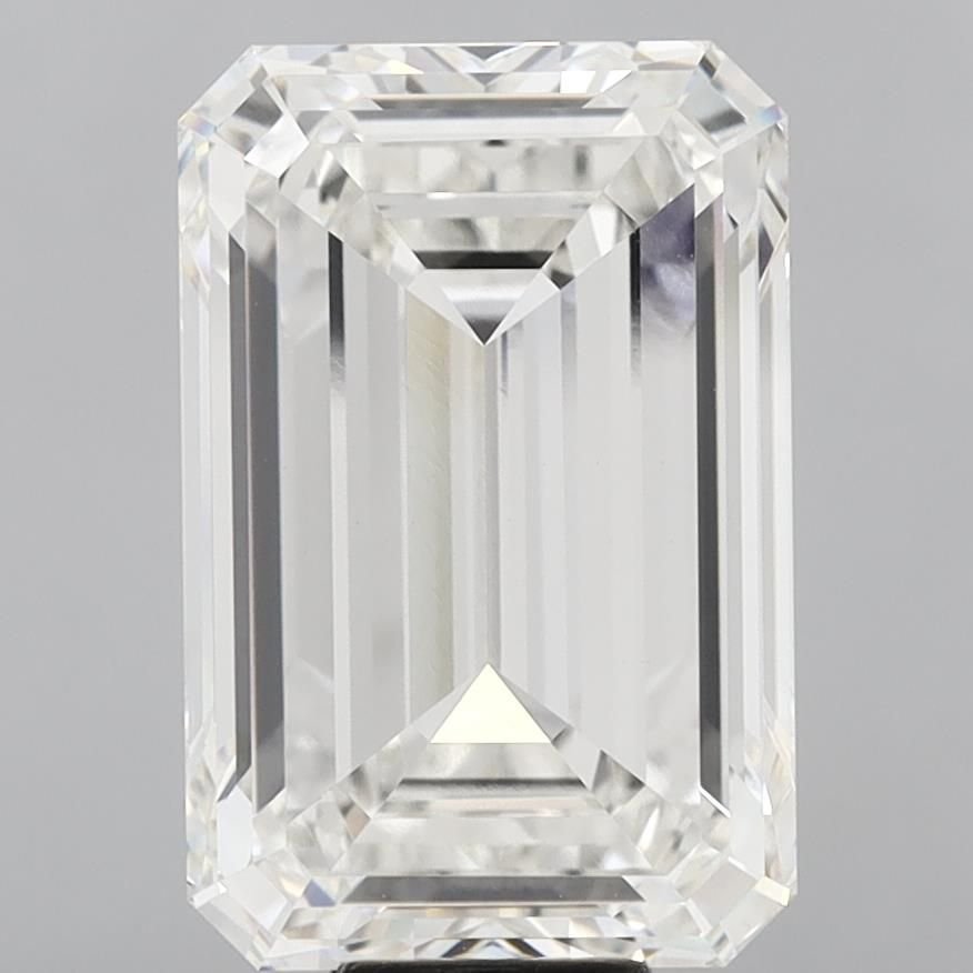 15.09ct G VVS2 Rare Carat Ideal Cut Emerald Lab Grown Diamond