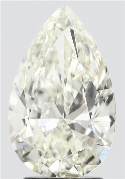 2.47ct J VS2 Very Good Cut Pear Diamond