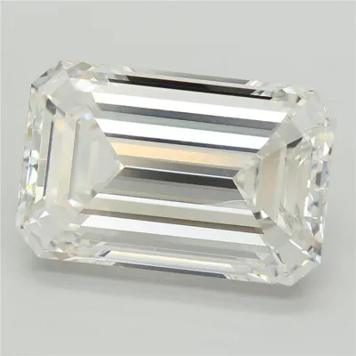 11.19ct F VVS2 Excellent Cut Emerald Lab Grown Diamond