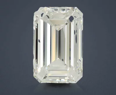 11.19ct F VVS2 Rare Carat Ideal Cut Emerald Lab Grown Diamond