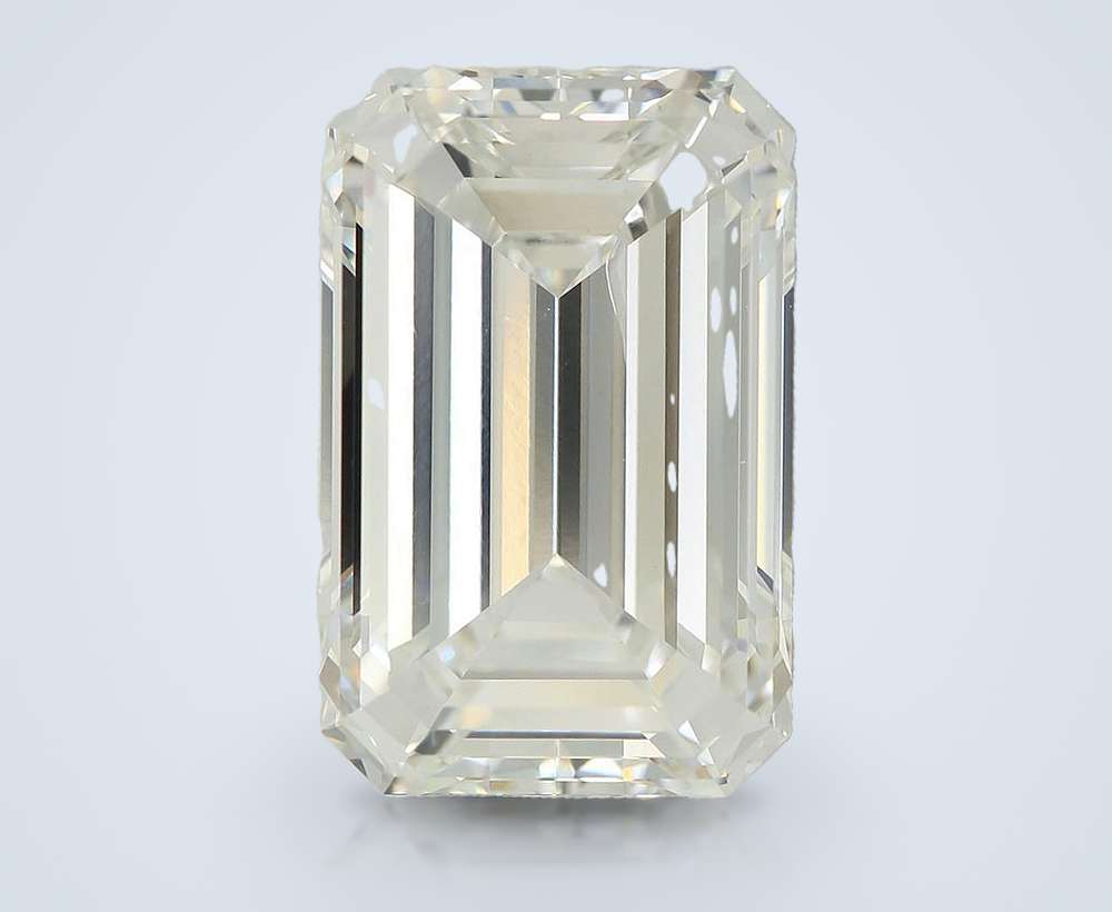 11.19ct F VVS2 Rare Carat Ideal Cut Emerald Lab Grown Diamond