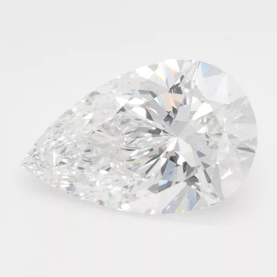 1.43ct D VVS2 Rare Carat Ideal Cut Pear Lab Grown Diamond