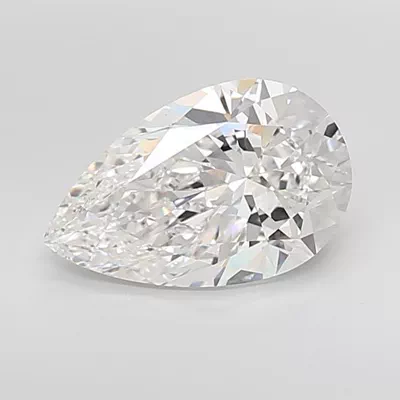 6.00ct F VS1 Rare Carat Ideal Cut Pear Lab Grown Diamond