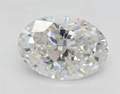 1.51ct E VVS2 Rare Carat Ideal Cut Oval Lab Grown Diamond