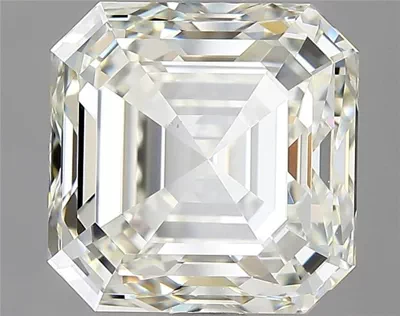 3.01ct K VS2 Rare Carat Ideal Cut Asscher Diamond