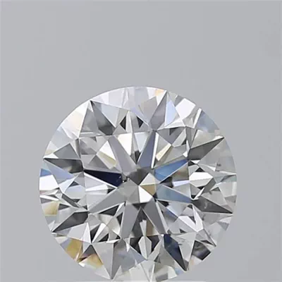2.61ct F SI1 Excellent Cut Round Diamond