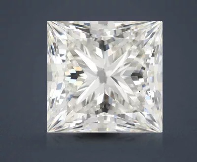 6.00ct G VS2 Rare Carat Ideal Cut Princess Lab Grown Diamond