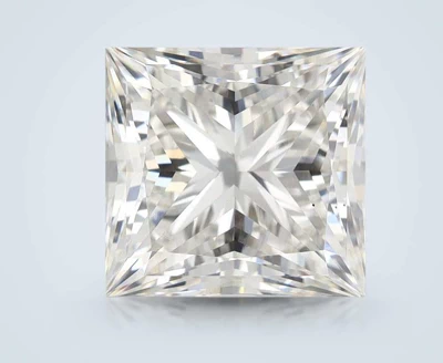 6.00ct G VS2 Rare Carat Ideal Cut Princess Lab Grown Diamond