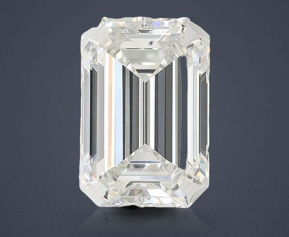 5.03ct G VVS2 Rare Carat Ideal Cut Emerald Lab Grown Diamond