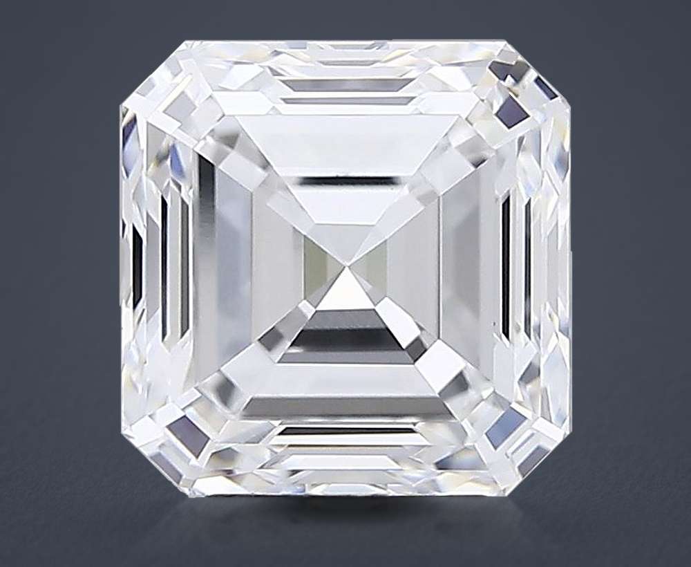 4.02ct D VVS2 Excellent Cut Asscher Lab Grown Diamond