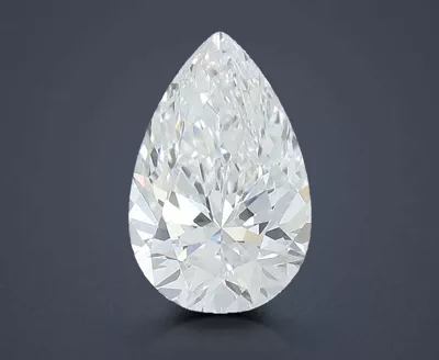 1.11ct E VS1 Rare Carat Ideal Cut Pear Lab Grown Diamond
