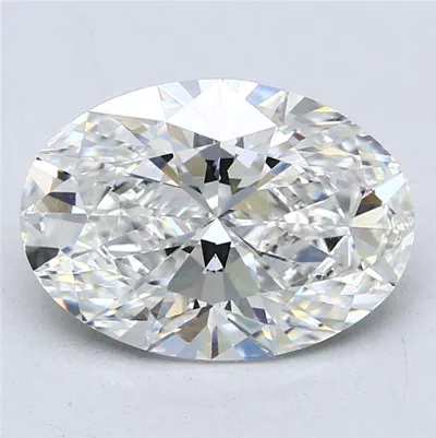 4.07ct F VVS2 Rare Carat Ideal Cut Oval Lab Grown Diamond
