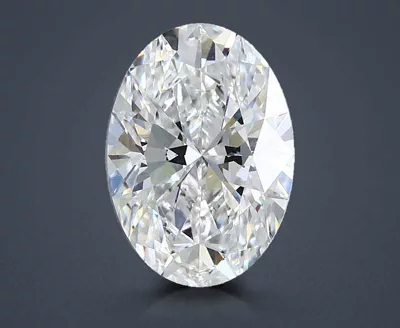 4.07ct F VVS2 Rare Carat Ideal Cut Oval Lab Grown Diamond